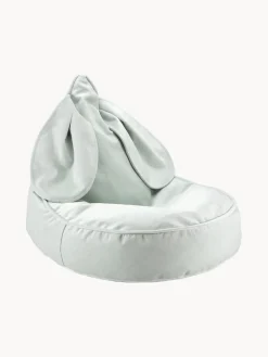 Outlet Wigiwama Fauteuil poire en velours Bunny Velours vert menthe
