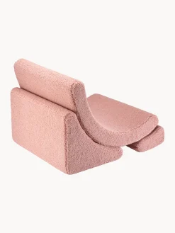 Hot Wigiwama Fauteuil pour enfant en peluche fait main Moon Peluche rose pâle
