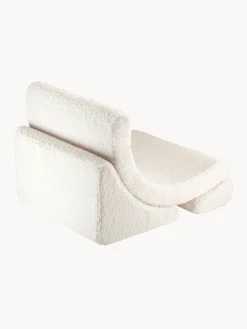 Sale Wigiwama Fauteuil pour enfant en peluche fait main Moon Peluche blanc cassé