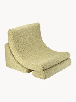 Sale Wigiwama Fauteuil pour enfant en peluche fait main Moon Teddy vert clair