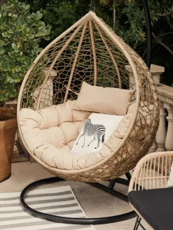 New Bizzotto Fauteuil suspendu tressé avec structure en métal Amirantes