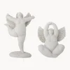 New Bloomingville Figurines de Noël en forme d'ange Hadessa, 2 élém.