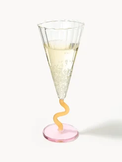 Discount &k Amsterdam Flûtes à champagne artisanales Curve, 2 pièces