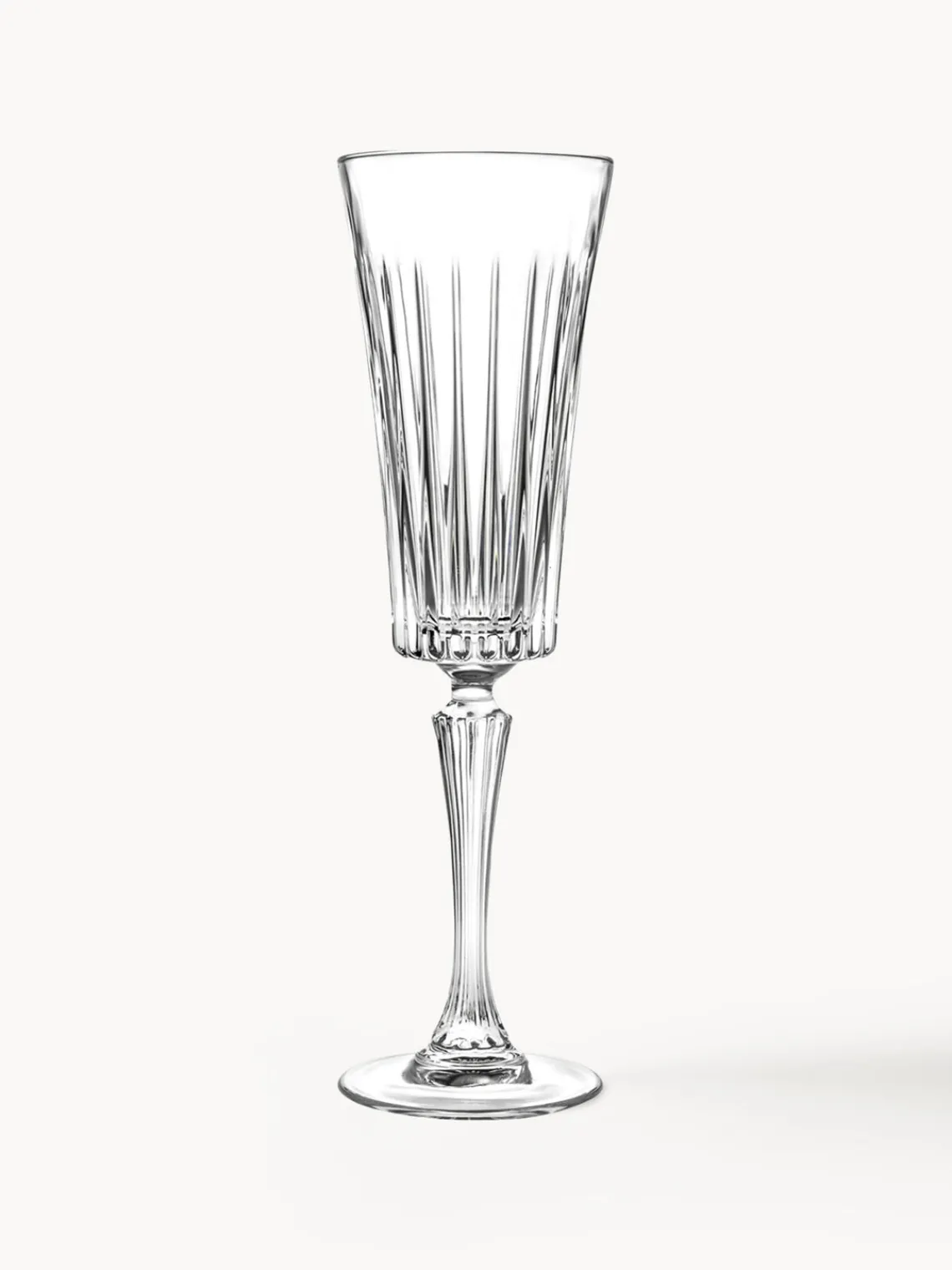 Sale RCR Flûtes à champagne en cristal Timeless, 6 pièces