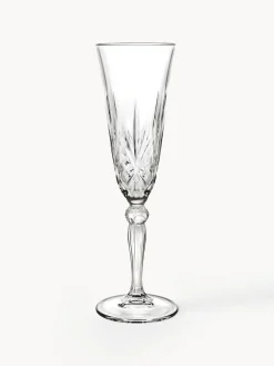 Online RCR Flûtes à champagne en cristal Melodia, 6 pièces