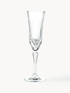 Online RCR Flûtes à champagne en cristal Adagio avec relief, 6 pièces