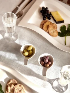 Hot Cote Table Flûtes à champagne en verre strié Ana, 12 pièces