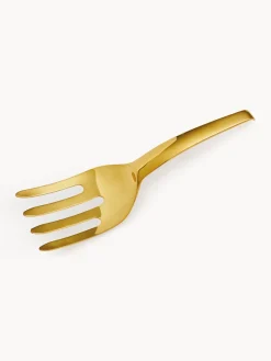 Best sambonet Fourchette à spaghetti Living Doré, polissage haute brillance