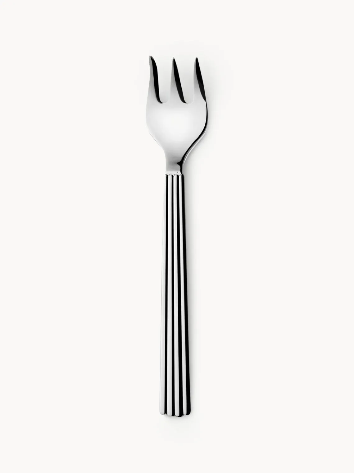 Clearance GEORG JENSEN Fourchettes à gâteaux en acier inoxydable poli Bernadotte, 4 pièces
