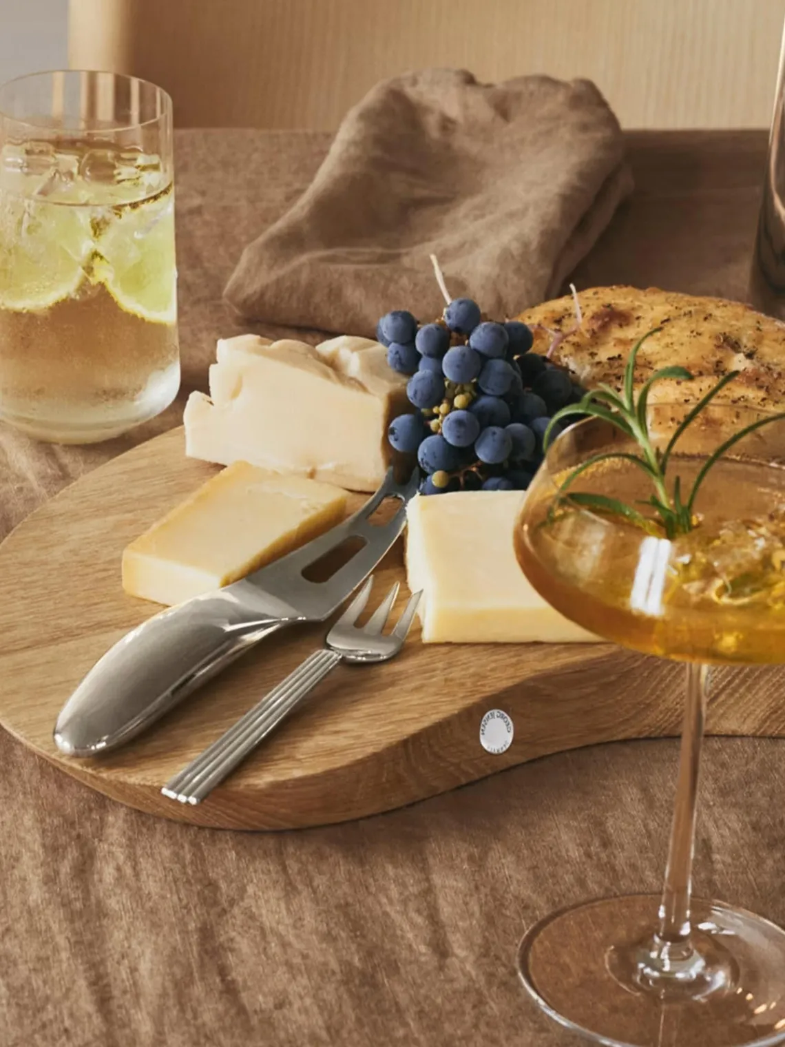 Clearance GEORG JENSEN Fourchettes à gâteaux en acier inoxydable poli Bernadotte, 4 pièces