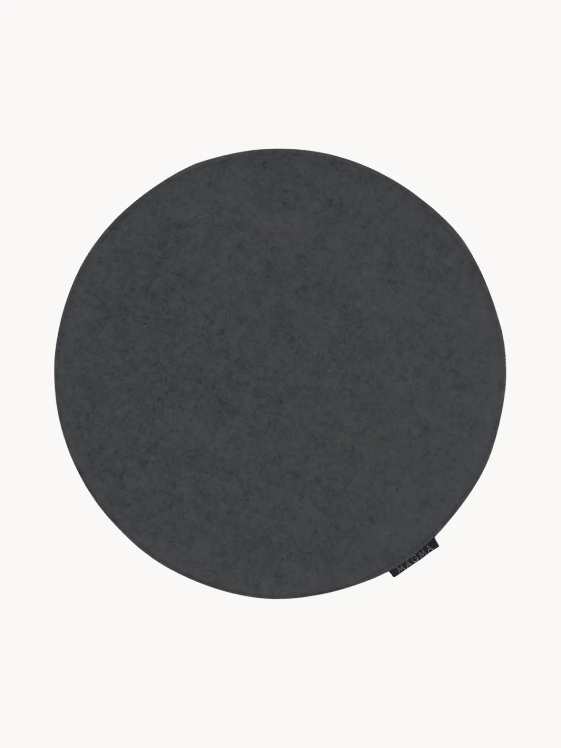 Online Magma Galettes de chaise rondes en feutre Avaro, 4 pièces Anthracite