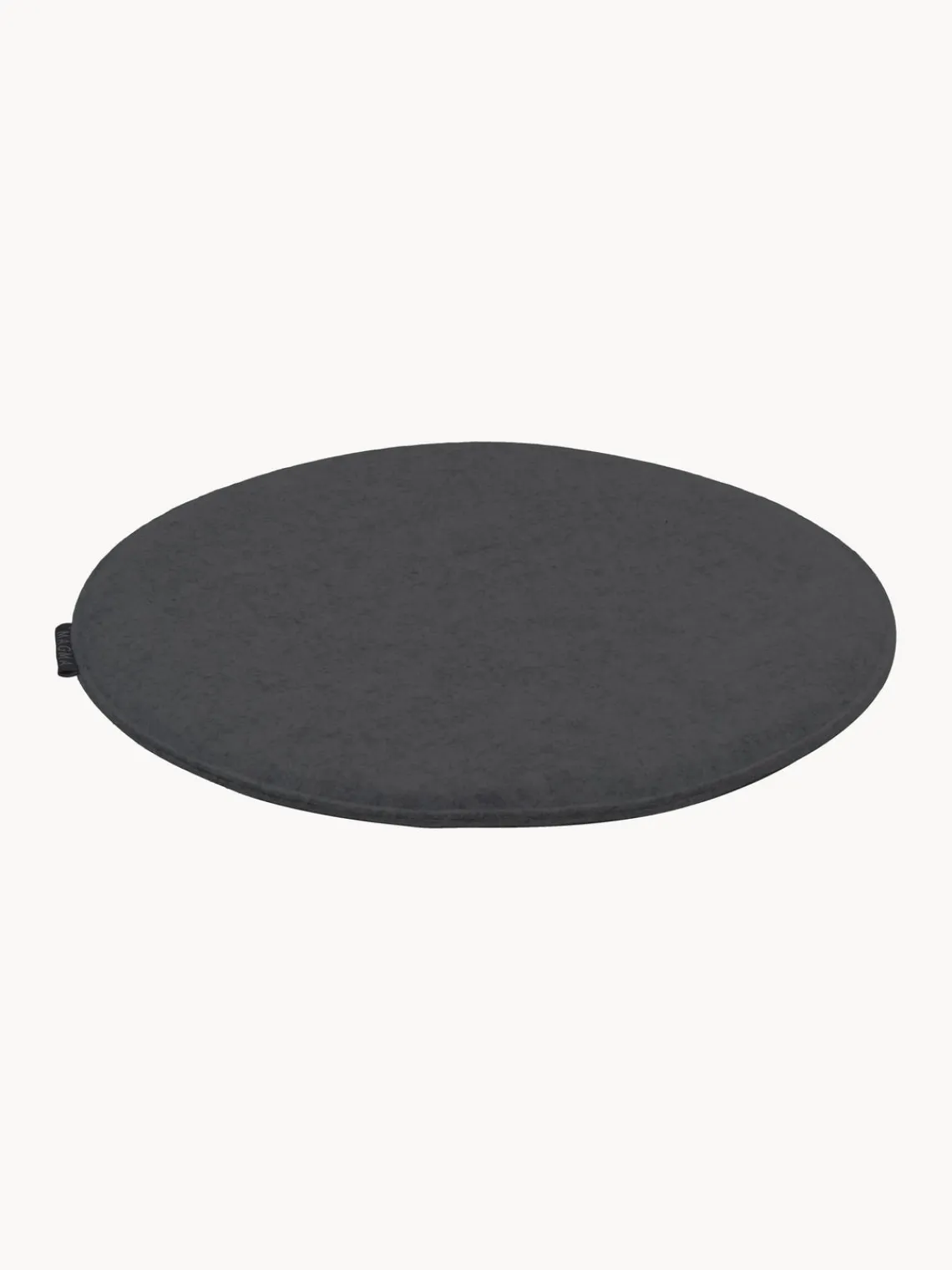 Online Magma Galettes de chaise rondes en feutre Avaro, 4 pièces Anthracite