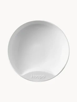 Hot Hoopo Gamelle en porcelaine pour animaux domestiques Plate Blanc