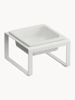 Outlet Yamazaki Gamelle pour animaux domestiques avec support Tower Blanc