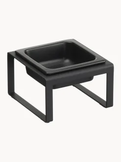 New Yamazaki Gamelle pour animaux domestiques avec support Tower Noir
