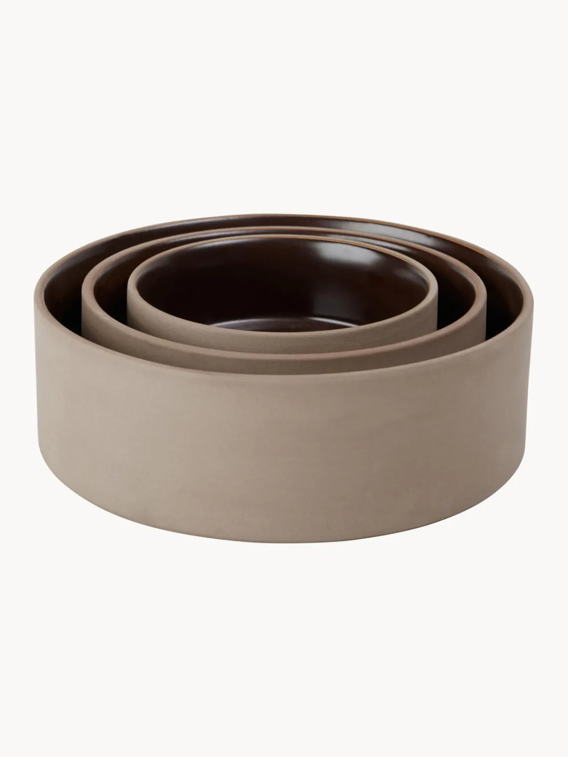 Sale Oyoy Living Design Gamelle Sia, tailles variées Beige, brun foncé