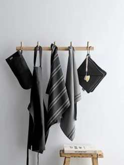 Fashion Södahl Gants de cuisine Soft Kitchen, 2 élém. Noir