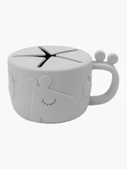 New Done by Deer Gobelet à goûter Peekaboo Gris clair