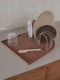 New Oyoy Living Design Égouttoir Dish Rose pâle