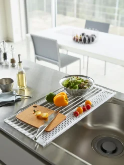 Outlet Yamazaki Égouttoir pliable Tower Blanc