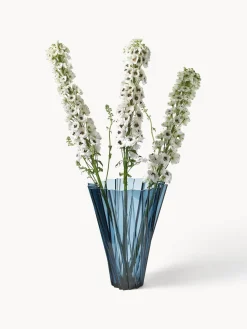 Best Kartell Grand vase Shanghai, haut. 44 cm Bleu, transparent