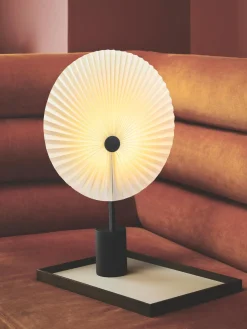 Outlet Gejst Grande lampe à poser LED mobile Liris, intensité lumineuse variable Blanc, noir