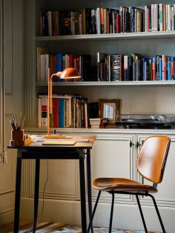 Outlet Marset Grande lampe de bureau orientable Funiculí Terracotta, haute brillance
