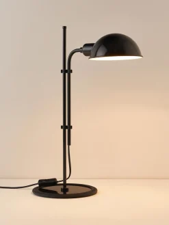 Discount Marset Grande lampe de bureau orientable Funiculí Noir, haute brillance