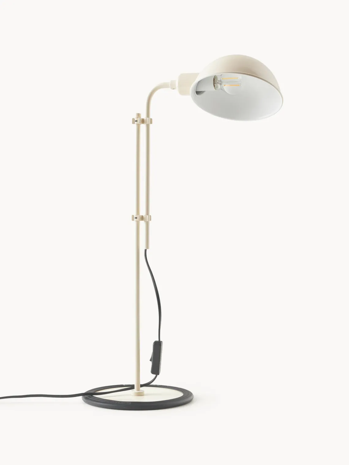 Discount Marset Grande lampe de bureau orientable Funiculí Beige clair, haute brillance