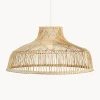 Fashion Markslöjd Grande suspension en rotin Braid