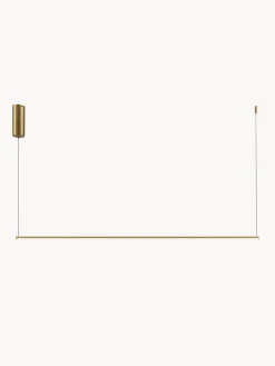 Online Maytoni Grande suspension LED avec changement de couleur et télécommande Halo, intensité lumineuse variable Doré