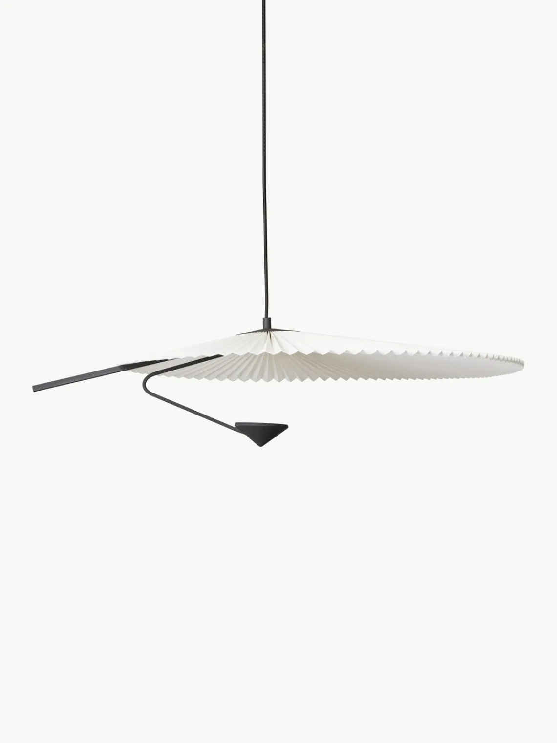 Clearance Gejst Grande suspension LED Liris, intensité lumineuse variable Blanc, noir