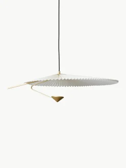 New Gejst Grande suspension LED Liris, intensité lumineuse variable Blanc, doré