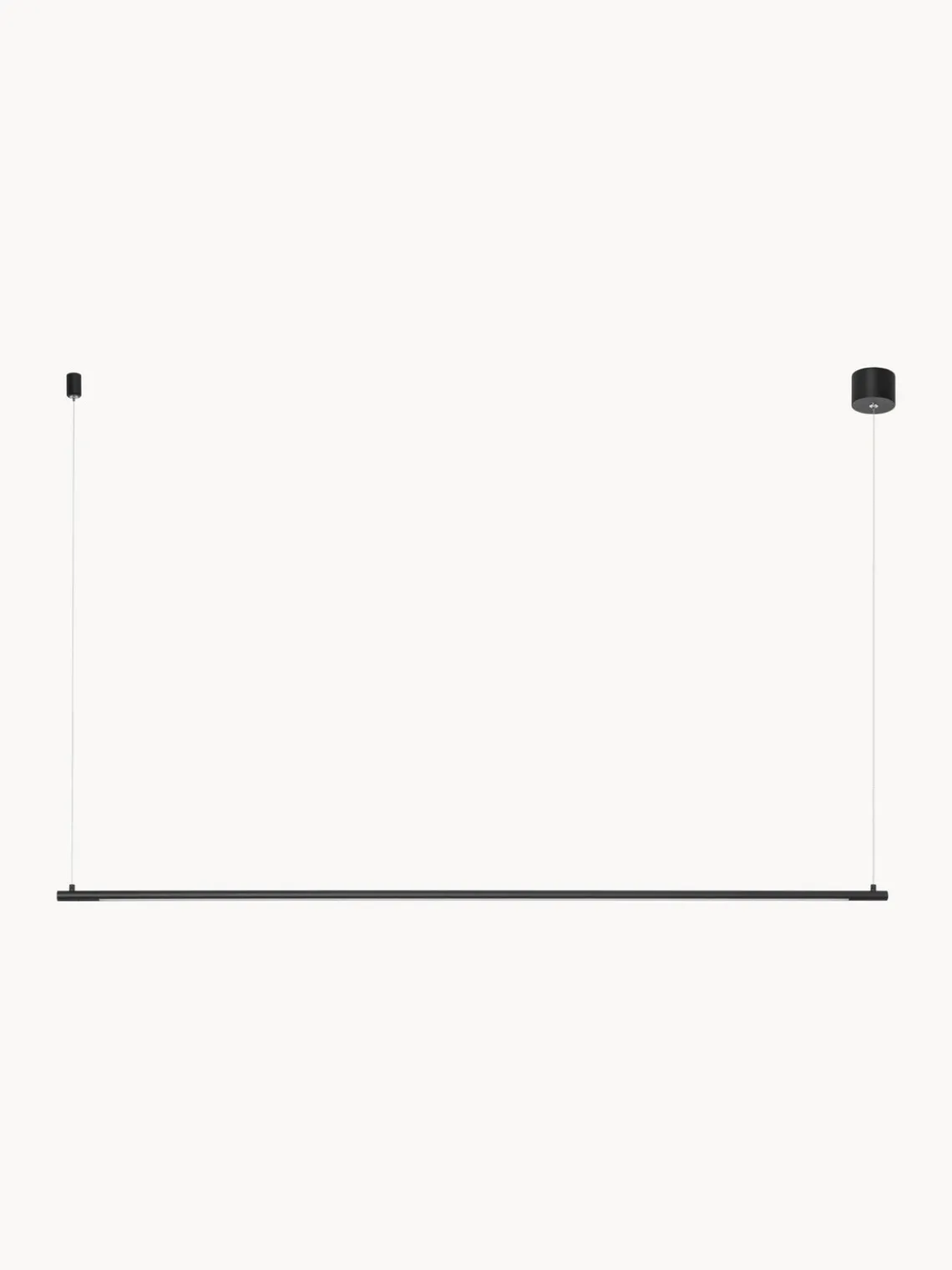 Outlet Nova Luce Grande suspension LED moderne Elettra Noir