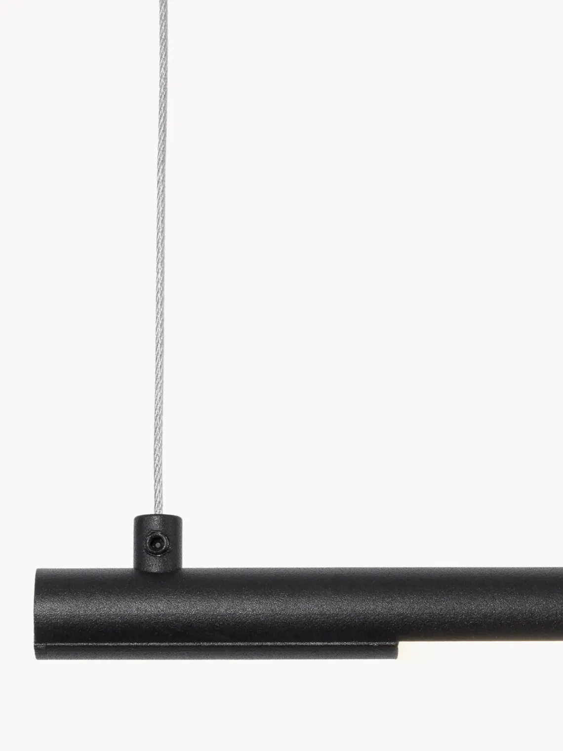 Outlet Nova Luce Grande suspension LED moderne Elettra Noir