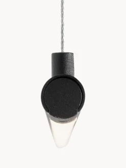 Outlet Nova Luce Grande suspension LED moderne Elettra Noir
