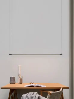 Outlet Nova Luce Grande suspension LED moderne Elettra Noir