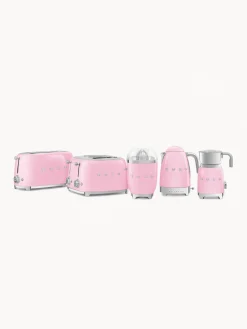 Sale Smeg Grille-pain 2 tranches 50's Style Rose, haute brillance