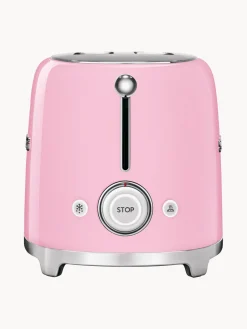 Discount Smeg Grille-pain 4 tranches 50's Style Rose, haute brillance