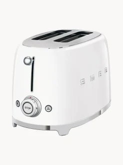 Online Smeg Grille-pain 2 tranches 50's Style Blanc, haute brillance