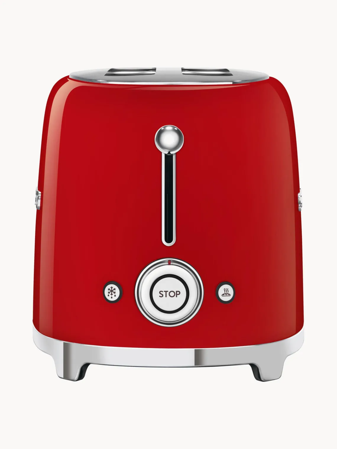 Sale Smeg Grille-pain 2 tranches 50's Style Rouge, haute brillance