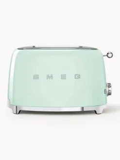 Fashion Smeg Grille-pain 2 tranches 50's Style Vert pastel, haute brillance