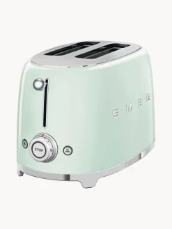 Fashion Smeg Grille-pain 2 tranches 50's Style Vert pastel, haute brillance