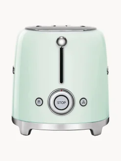 Fashion Smeg Grille-pain 2 tranches 50's Style Vert pastel, haute brillance