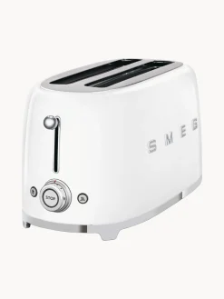 Best Smeg Grille-pain 4 tranches 50's Style Blanc, haute brillance