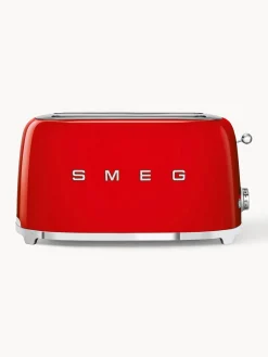 Online Smeg Grille-pain 4 tranches 50's Style Rouge, haute brillance