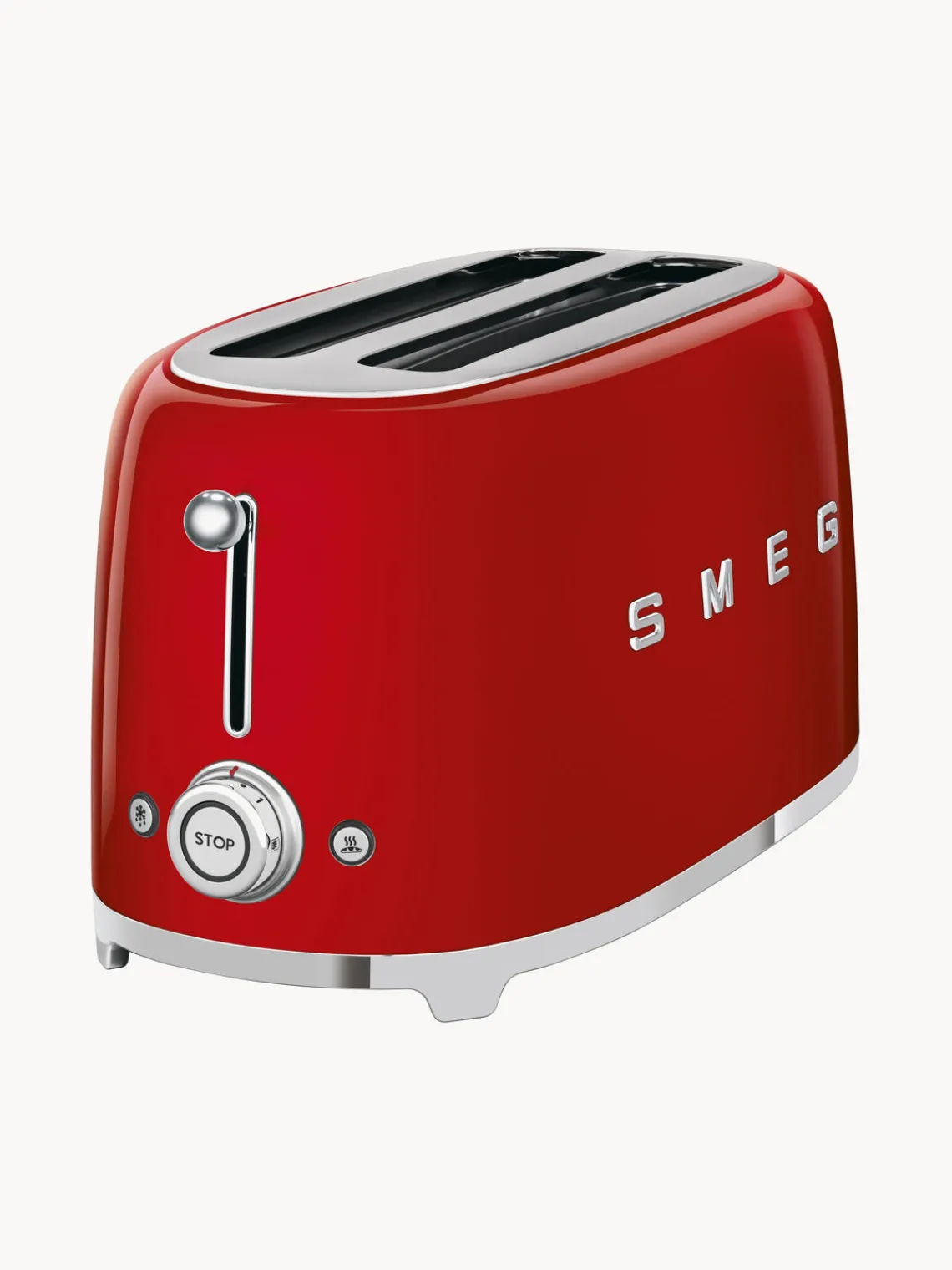 Online Smeg Grille-pain 4 tranches 50's Style Rouge, haute brillance