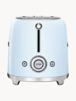 New Smeg Grille-pain 2 tranches 50's Style Bleu ciel, haute brillance