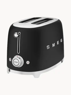 Best Smeg Grille-pain 2 tranches 50's Style Noir, mat
