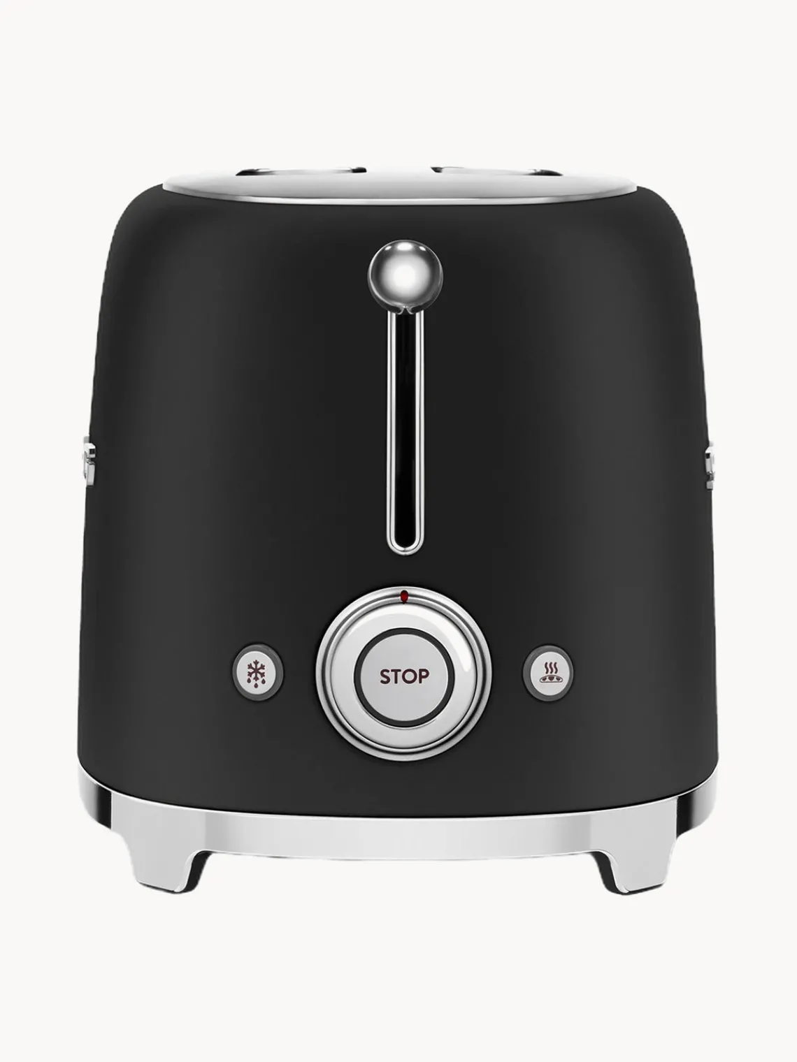 Best Smeg Grille-pain 2 tranches 50's Style Noir, mat